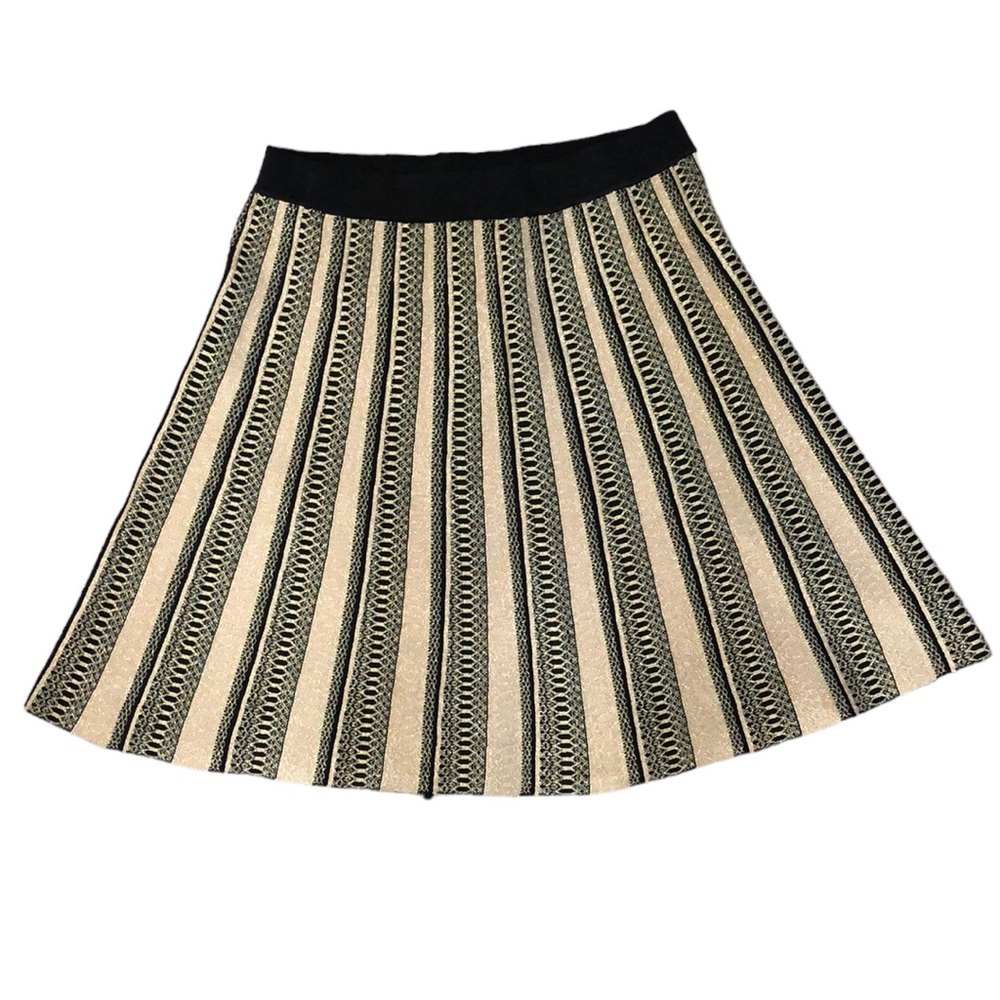 Jealous Tomato | Black & Sparkly Gold Skirt